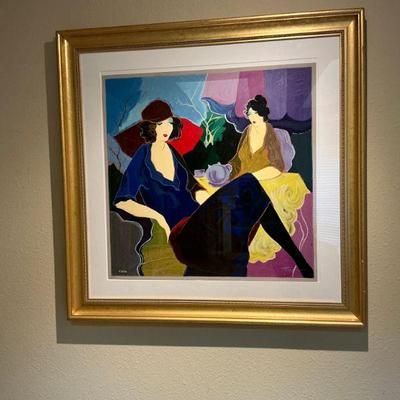 Tarkay - 
"Saturday Afternoon" Serigraph - Signed COA