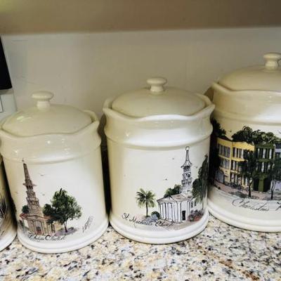 CANNISTER SET CHARLESTON