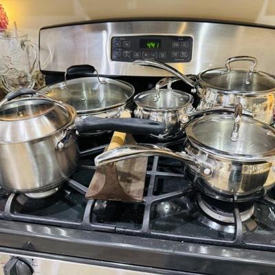 STAINLESS STEEL COOKWARE POTS