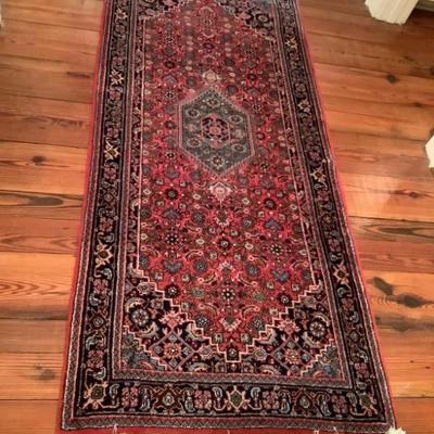SOLD-$225 Persian leather bound 78"L 30.5"W 