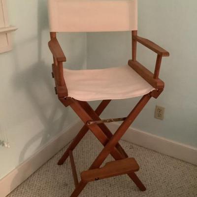 SOLD-$49-tall director's chair