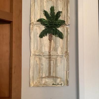 SOLD-hand painted on metal