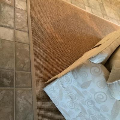 SOLD-$325 natural fiber rug 10' x 16.5' 