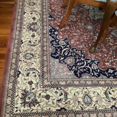 $395 hand knotted rug 125" x 82"