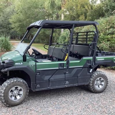 SOLD- $9200 -2015 Kawasaki Mule ProFXT-extras added, better than good condition 