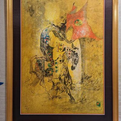 Lebadang Framed 28x37 Lithograph 211/275 $600