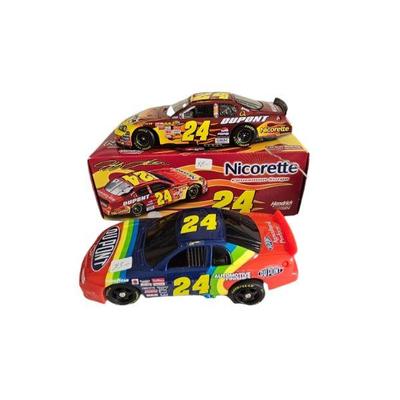Two number 24 diecast cars