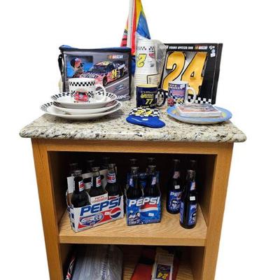 NASCAR collectibles including Pepsi
