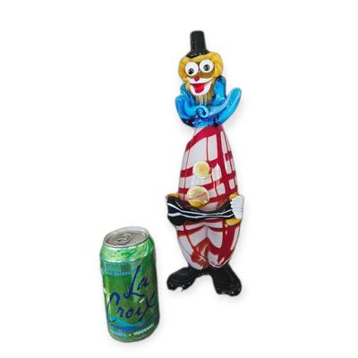 Hand blown glass clown