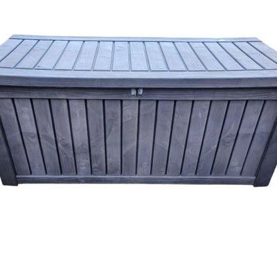 One of several deck boxes