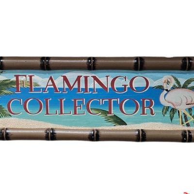 Flamingo collector plaque