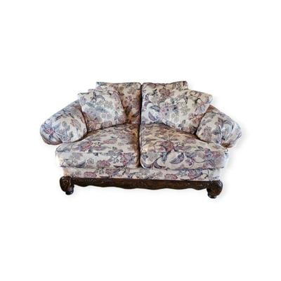 Matching Floral upholstered love seat