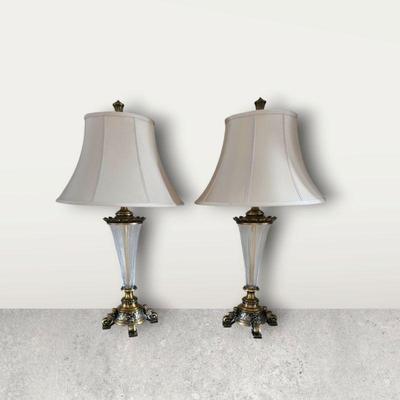 Pair of Dale Tiffany lamps