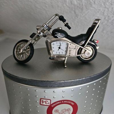 Harley-Davidson clock