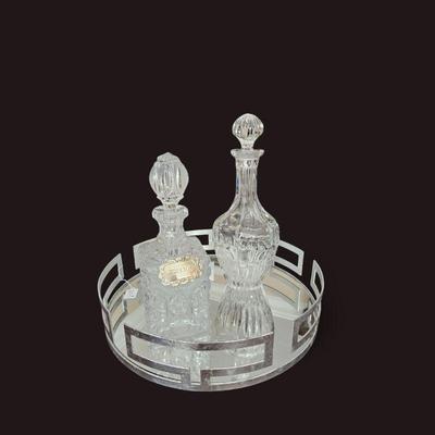 Decanters and Tray