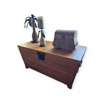 Vintage Pine trunk with cedar lining