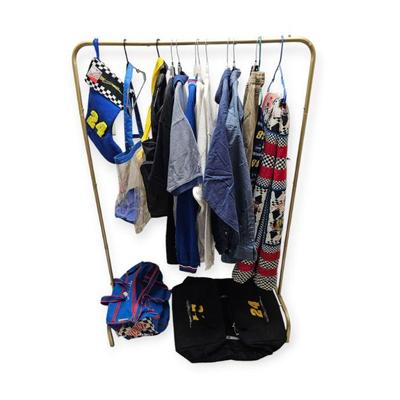 NASCAR clothing blanket and bags