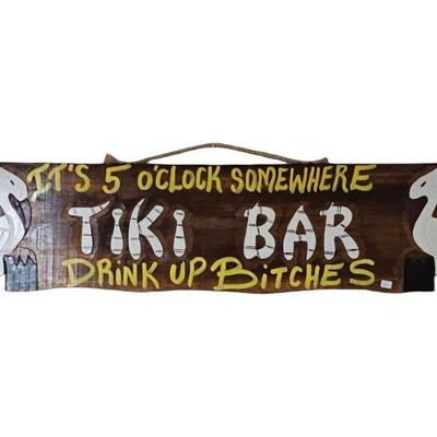 It's 5:00 somewhere plaque