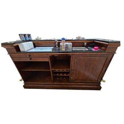 Back side of bar