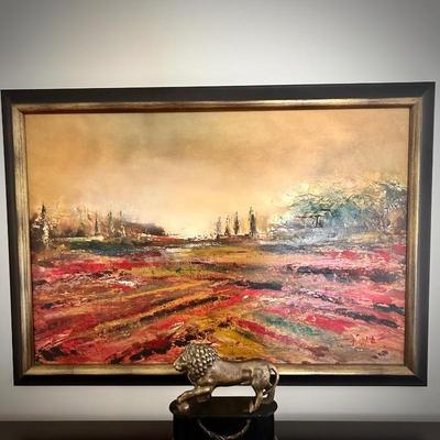 Carlos Aromaz painting