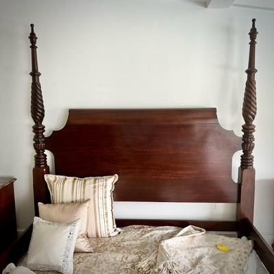 Bernhardt 4-poster king bed