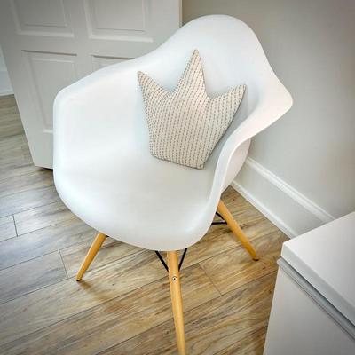 Eames-style molded plastic chair