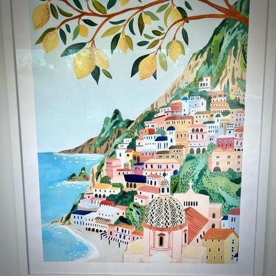 Sorrento, Italy illustrated wall art