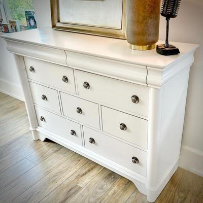 White dresser