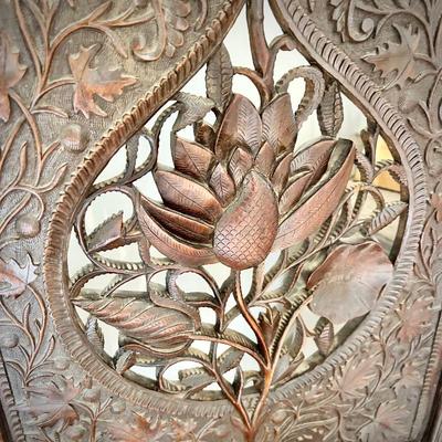 Antique carved wood chair