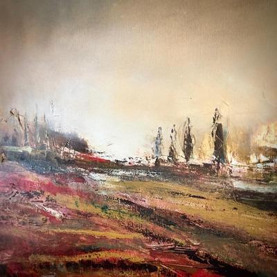 Carlos Aromaz painting