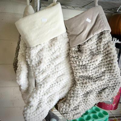 Faux fur stockings