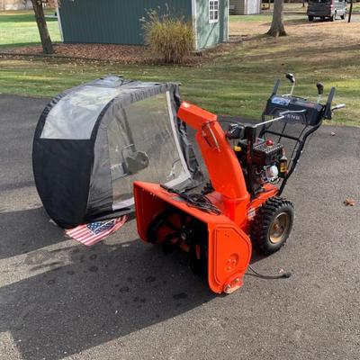 Very low hours Ariens snowblower