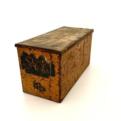 Stanley metal box with sliding top