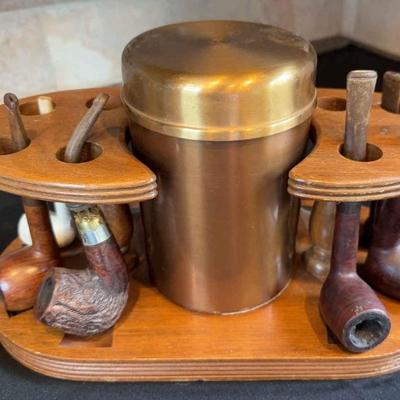 Vintage Wooden Stand * Carey, Magic Inch, Parker St Grain
