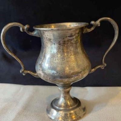 Sterling Silver Trophy 1907 “ STUDEBAKER TROPHY DONATED TO PORTLAND HUNT CLUB HORSE SHOW”
