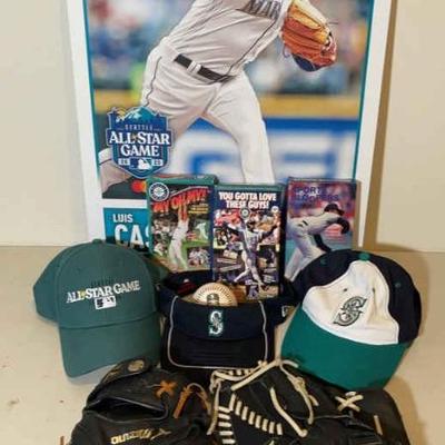 Seattle MARINERS Lot Plus 2 Baseball Gloves
