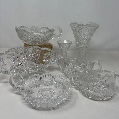 Cut Crystal Hostess Serving Set