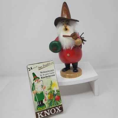 The Original Knox Smoking Santa - Vintage Germany