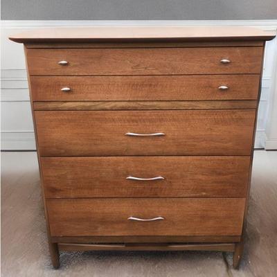 Mid Century Modern L.A. Period 4 Drawer Dresser