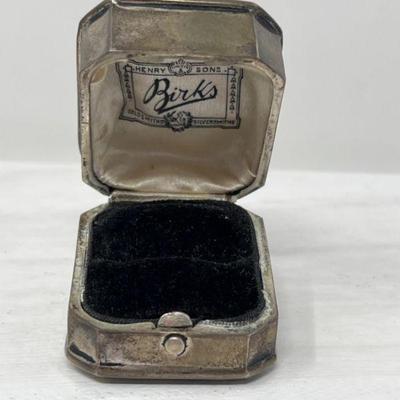 Birks Sterling Silver Ring Box - $355