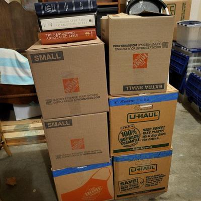 Loads of Books in 6 U-Haul Boxes