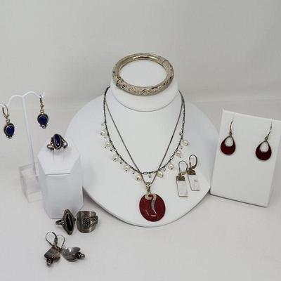 Sterling Silver & Gem Jewelry Variety