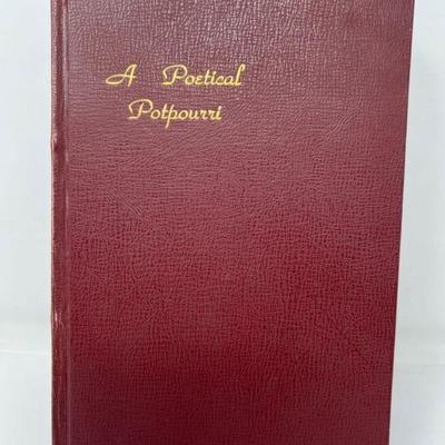 Signed By Author Stancliffe “A Poetical Potpourri” Book
