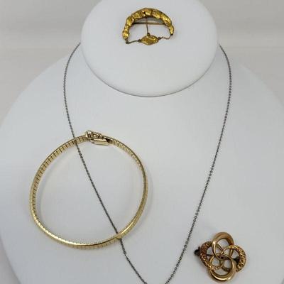 Haddad 14k Brooch Plus More 14K Yellow & White Gold Jewelry 29g