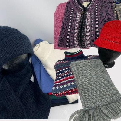 Women’s Nordic Winter Sweaters, Knit Hats & More