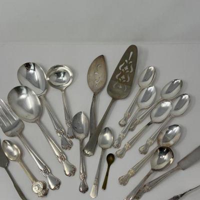 Various Silverplate Flatware Pieces