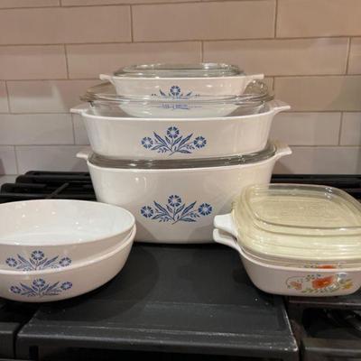 Corningware Cornflower & Wildflower Baking Dishes