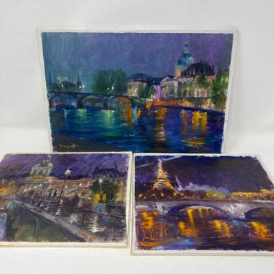 Nina Mikhailenko Signed Oil Landscape Art