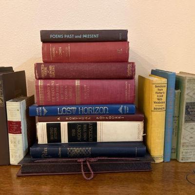 Mid Century Dated Books - Buck, Homer, Hilton, Low MORE