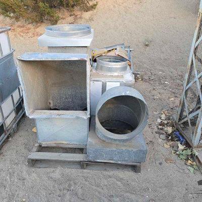 #3023 • Sheet Metal Duct Work with Ducting
